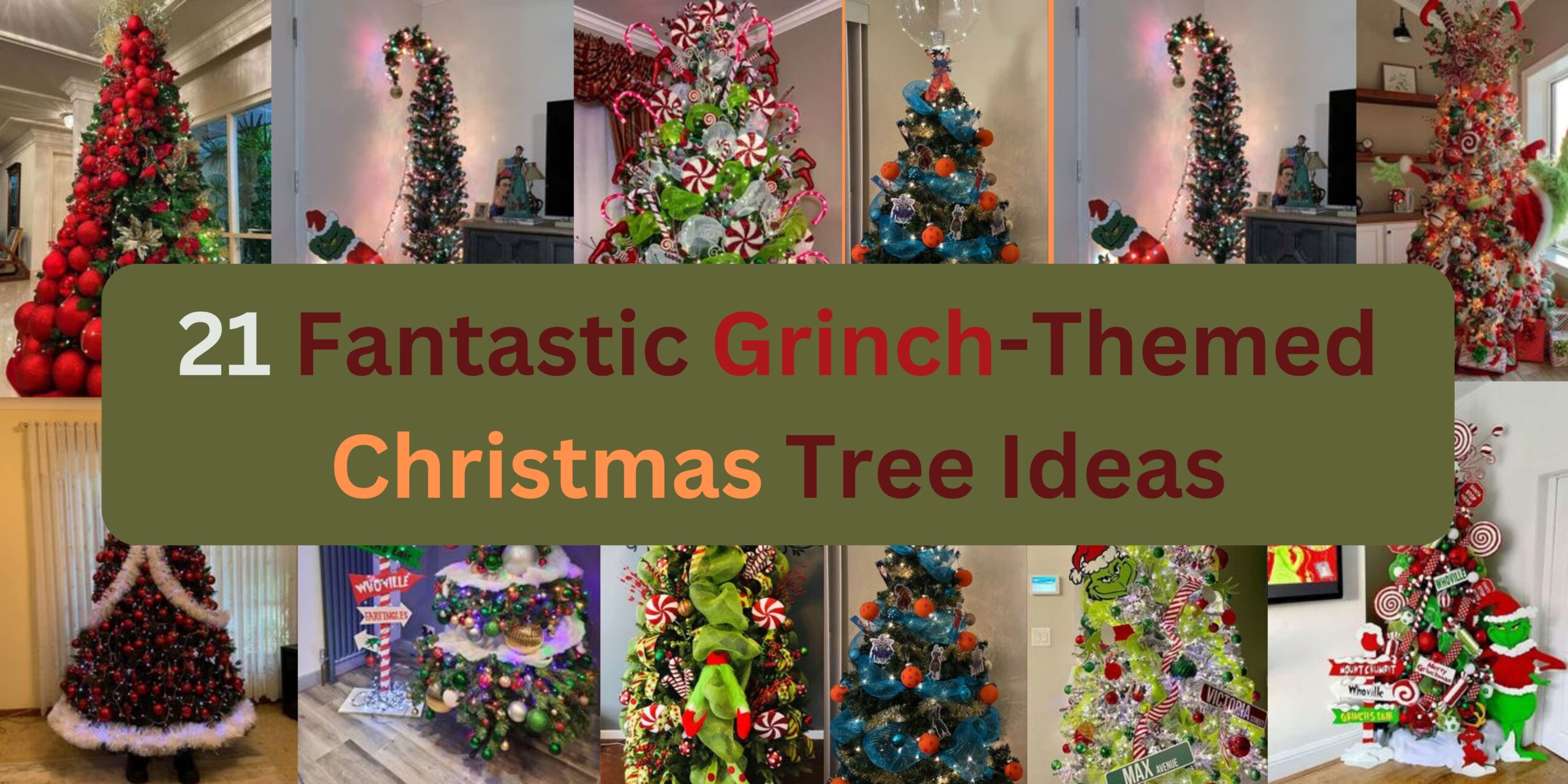 Grinch Christmas Tree Ideas